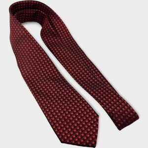 Park Avenue Necktie Red and Black Tulip Men's Tie